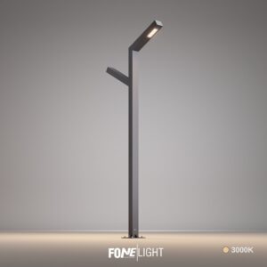 Dualina aluminium lichtmast voor landschapsverlichting buiten