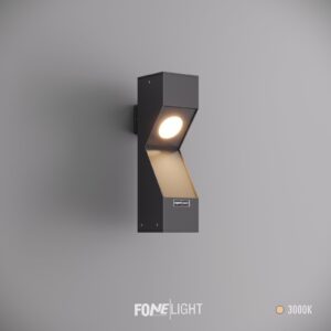 Dualluz aluminium wandlamp