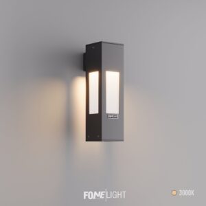 Luxera aluminium LED-wandlamp