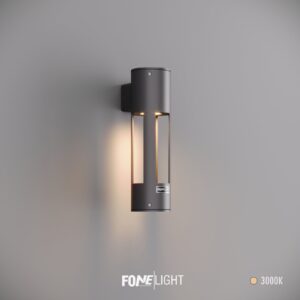 Curvex LED tuinwandlamp armatuur