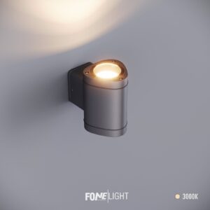 Gala wandlamp met modern design aluminium buitenwandarmatuur